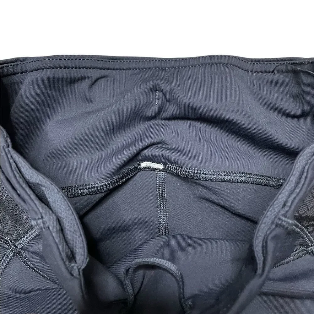 Rare LULULEMON Goal Crusher Black Leggings Size 4